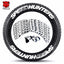 [One-piece set] Tire letter sticker one-piece set One-piece set Suitable for 4 tires No accessories included - Korvel