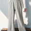 Elastic Waist Wide Leg Pants - Korvel