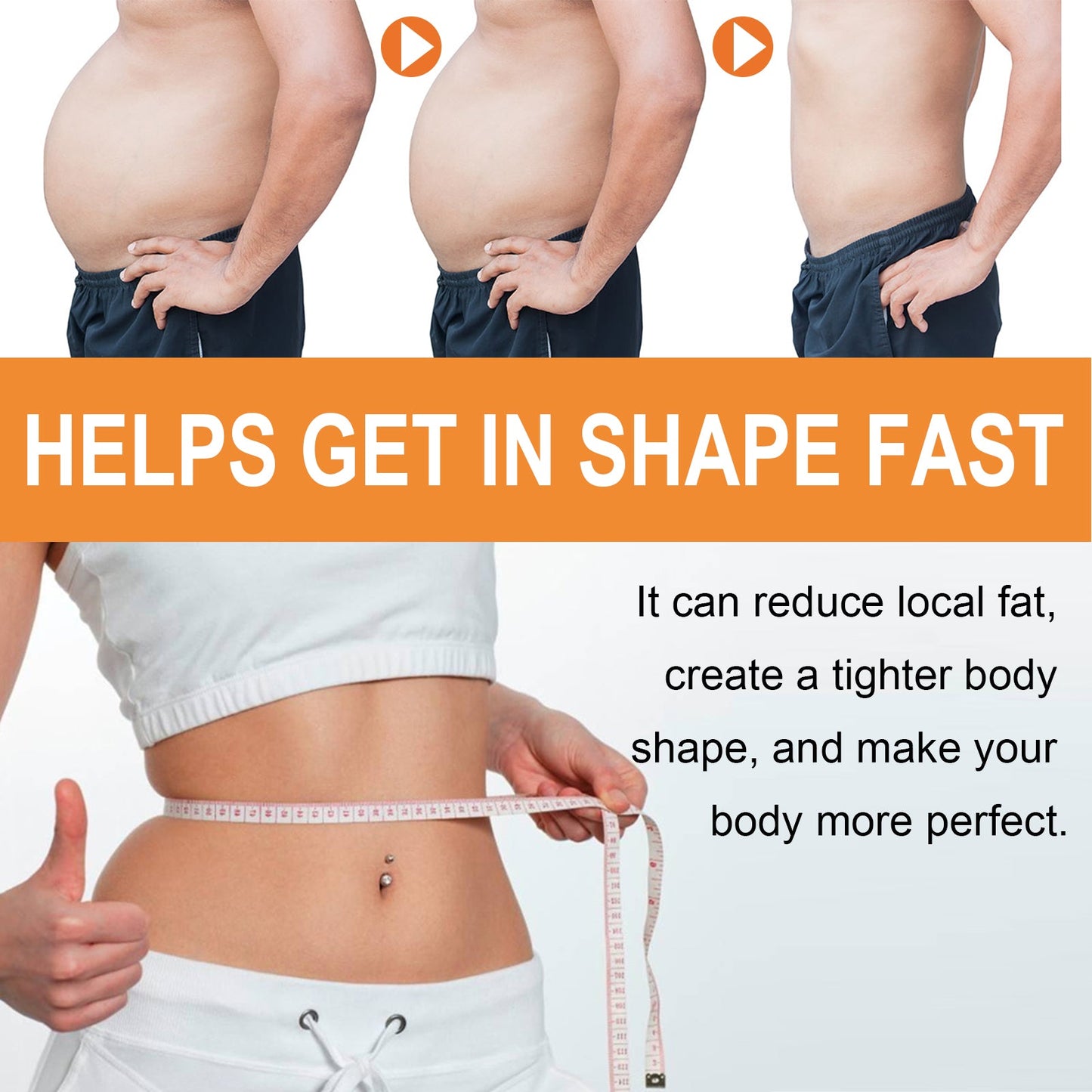 Beauty And Care, Firming Body Light Treatment Show Off The Body Herbal Essence Nourish The Body Navel Patch - Korvel