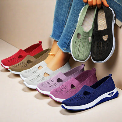 Breathable Mesh Flats for Women - Stylish & Comfortable