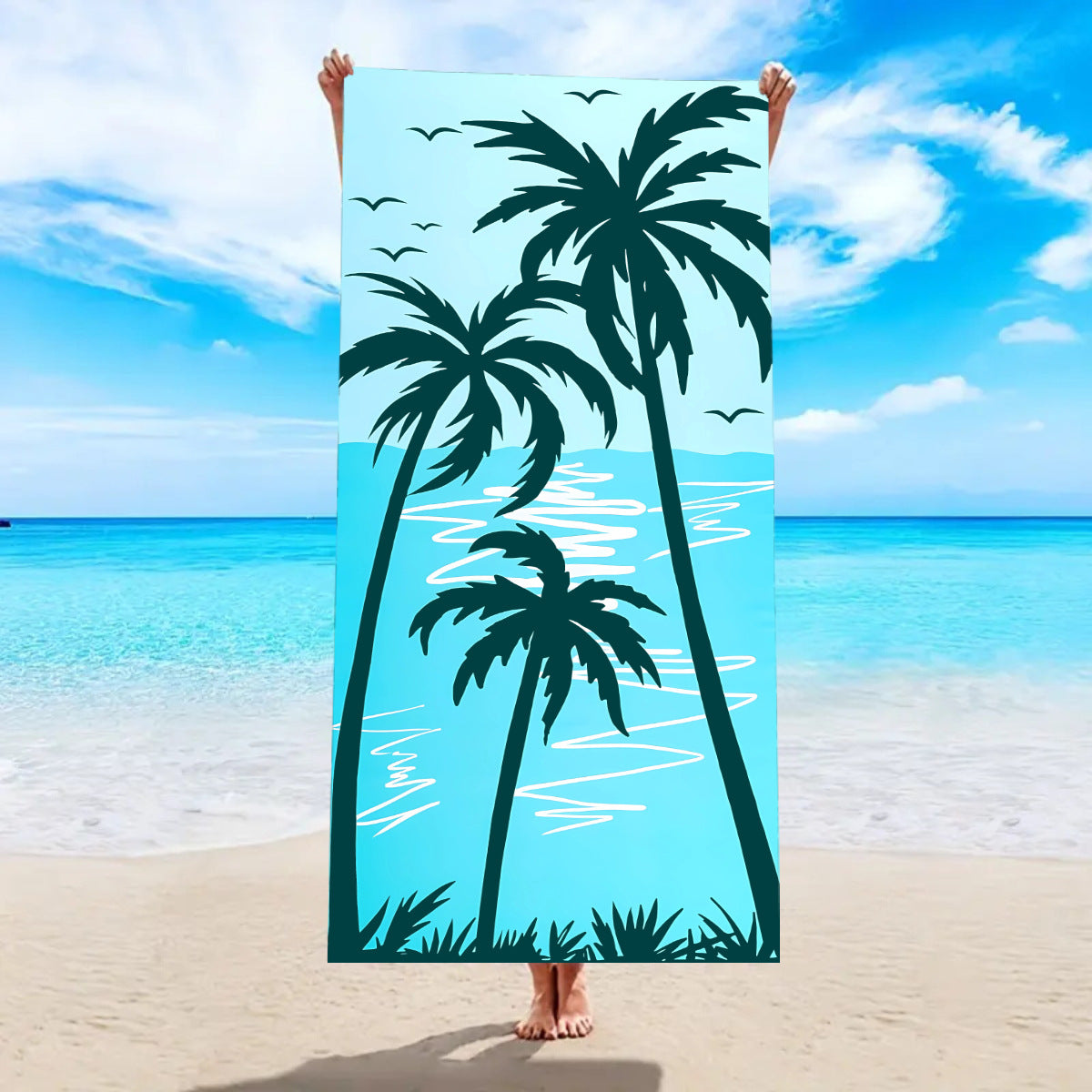 Quick-Drying Double-Sided Microfiber Beach Towel