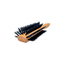 Brosse à cheveux demi-ronde en bois de poirier Dural avec poils de sanglier - 7 rangées
