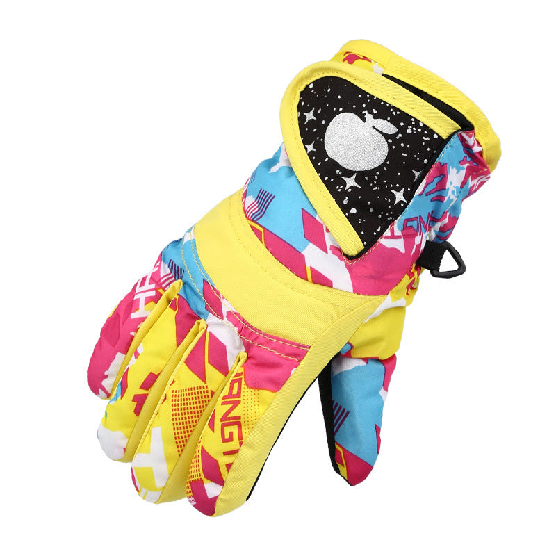 Gants de cyclisme pour enfants imperméables et chauds