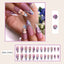 Mid-Length Almond Nail Art Patches for Stylish Looks