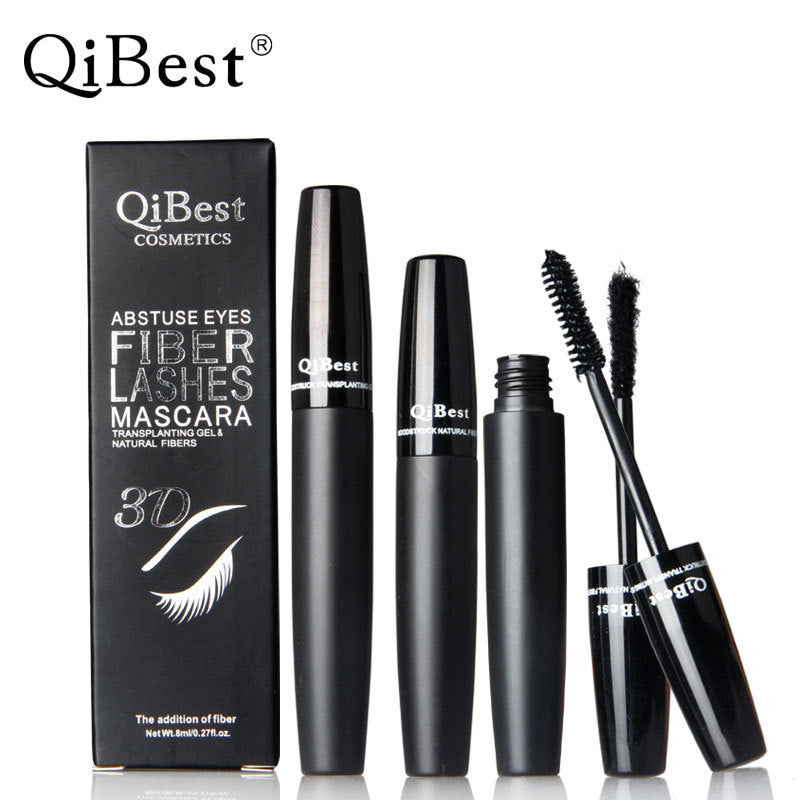 Conjunto de Máscara 3D Qibest - Tubo Negro Grueso y Delgado
