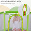 Trampolín para Niños de 55'' con Red de Seguridad - Diversión Interior/Exterior