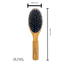 Dural Olive Wood Paddle Hairbrush with Boar Bristles