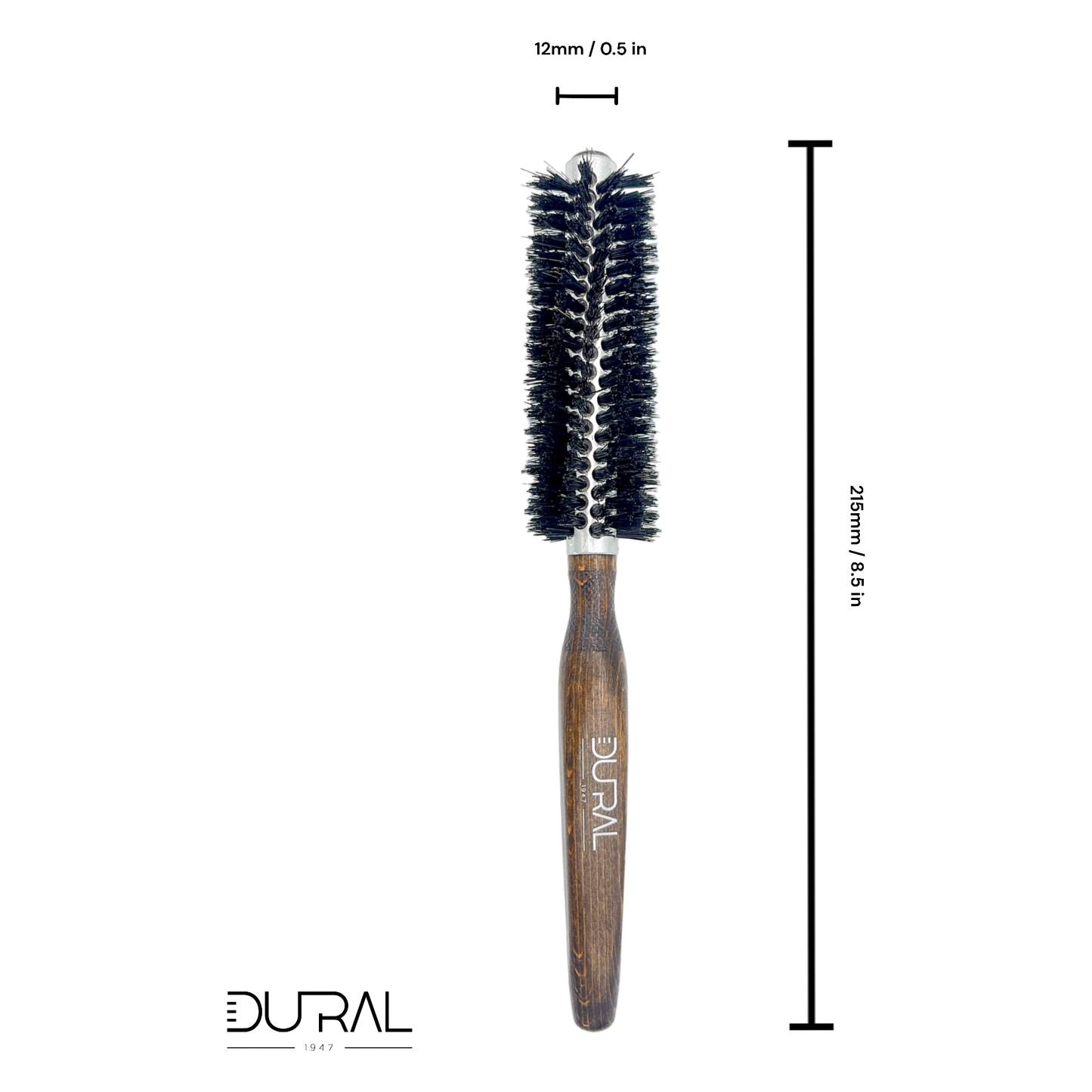 Cepillo para el cabello Quick-Styler de madera de haya Dural con cerdas de jabalí