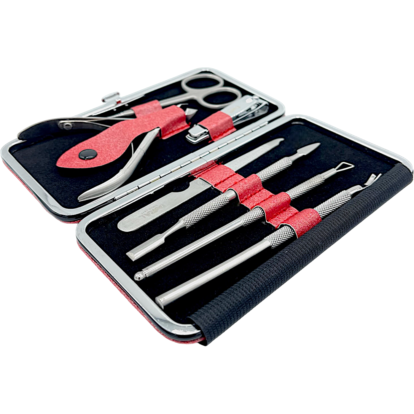 Kit de Manicura y Pedicura Dural Rojo SE-202 3oz