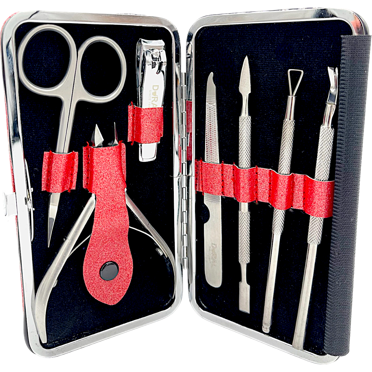 Kit de Manicura y Pedicura Dural Rojo SE-202 3oz