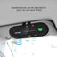 ANLUD Wireless Bluetooth Handsfree Car Kit Multipoint Speakerphone MP3 Music Player Sun Visor - Korvel