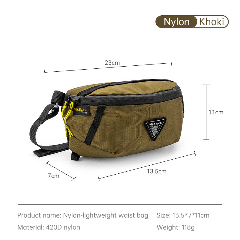 Hikeman Sac à taille de sport en plein air - Léger et polyvalent