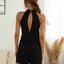 Cutout Grecian Neck Romper - Korvel