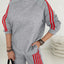 Casual Striped Sweatshirt and Pants Set