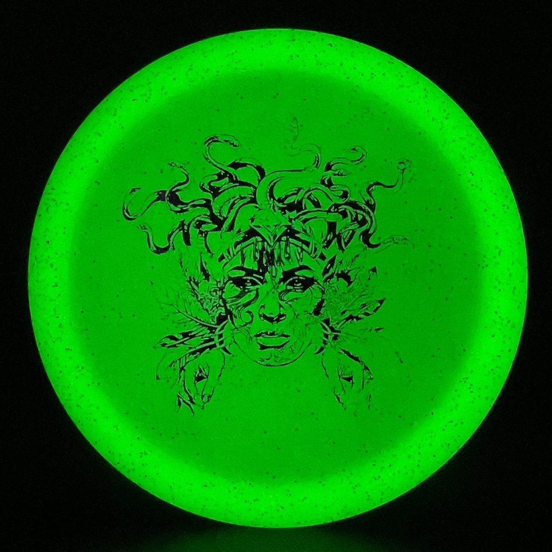 Metal Flake Glow C-Blend Sphinx X-Out Disc - Medusa Style