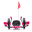 12V Kids Ride On Electric Toy,2WD,16'' exaggerated wheel,Dual handle control for 360 degree flexible steering and rotation - Korvel