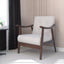 Elegant One-Seater Sofa in Beige
