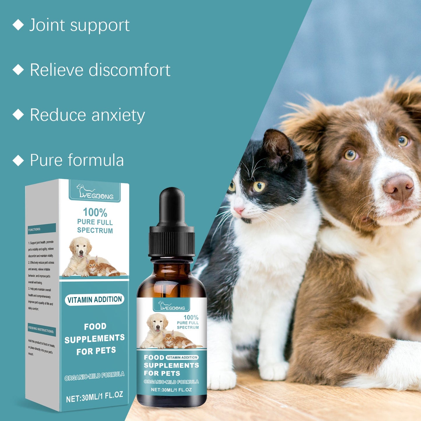 Pet Food Supplement Care For Pets Physical Discomfort Daily Care Food Supplement - Korvel