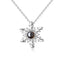100 Languages I Love You Projection Snowflake Pendant Necklace Valentine's Day Girlfriend Gift - Korvel