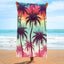 Double-Sided Velvet Beach Towel - Quick-Drying & Soft