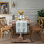 Jacquard table flag small fish green contrasting color dining table fabric holiday coffee table bed flag TV cabinet - Korvel