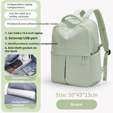 Sac à dos léger pour ordinateur portable pour femmes