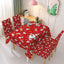 Festive Waterproof Tablecloth with Santa Claus Design
