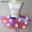 Arrival Women Tulle Tutu Skirt Sexy Mini Fancy Adult Petticoat Fluffy Yarn Ballet Dance Halloween Led Light Up - Korvel