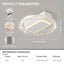Bladeless Fan Lamp With Lights Dimmable  LED - Korvel