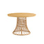 Outdoor dining simple bamboo chair table - Korvel