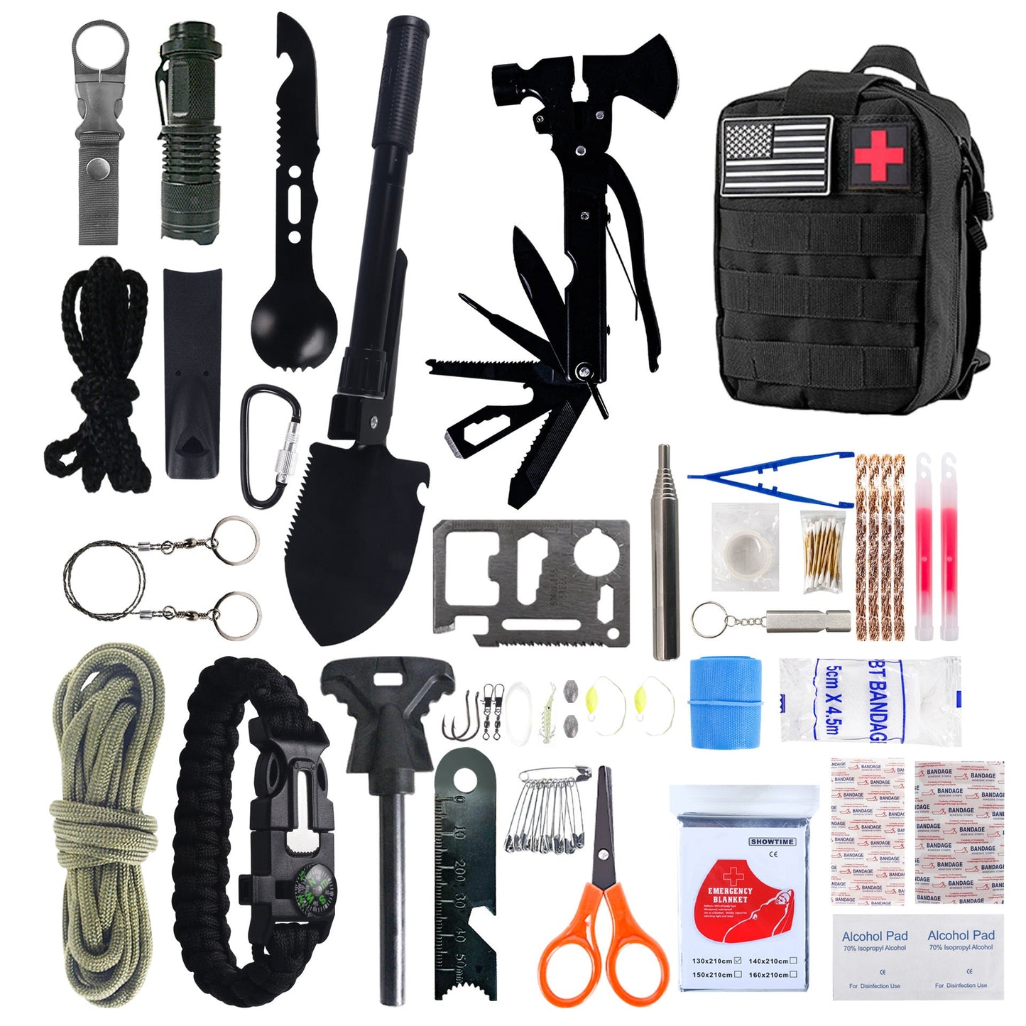 Multifunctional Outdoor Camping Equipment Suit