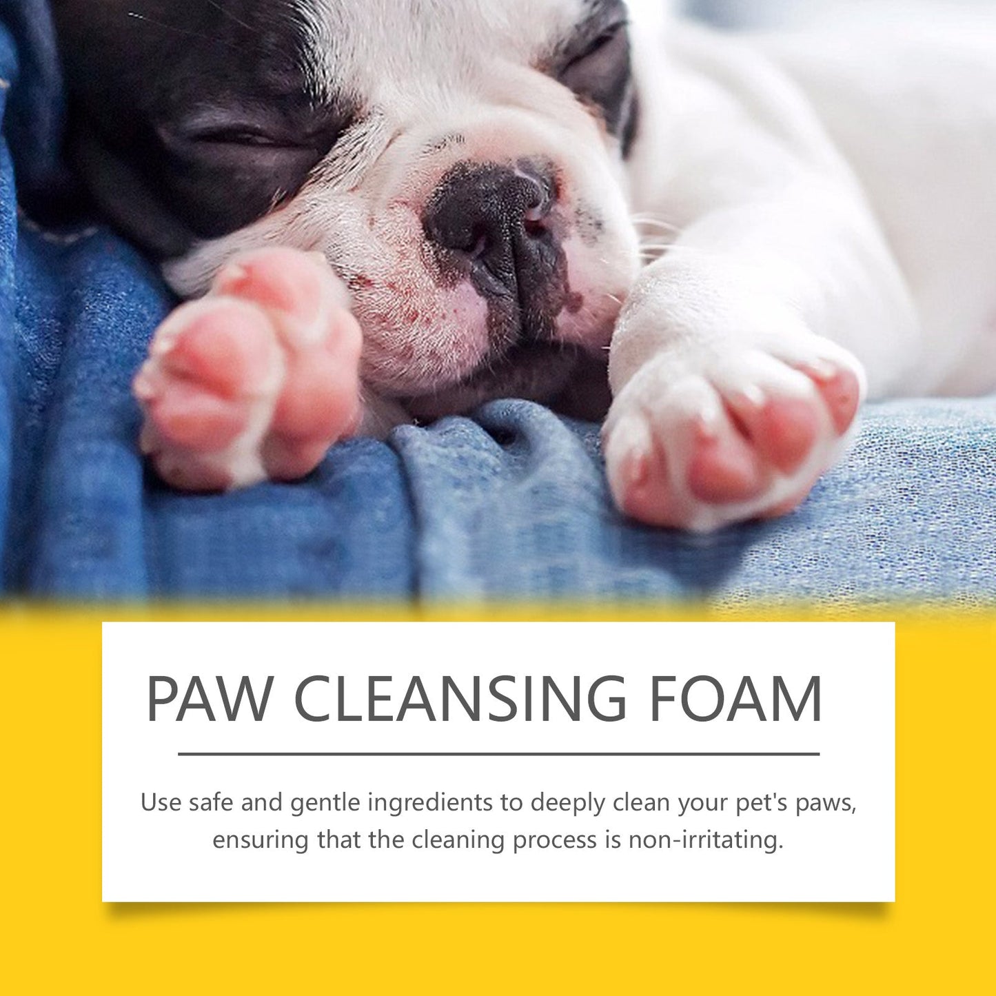 Pet Foot Foam Cleanser Deep Cleaning Dog And Cat Foot Care Moisturizing - Korvel