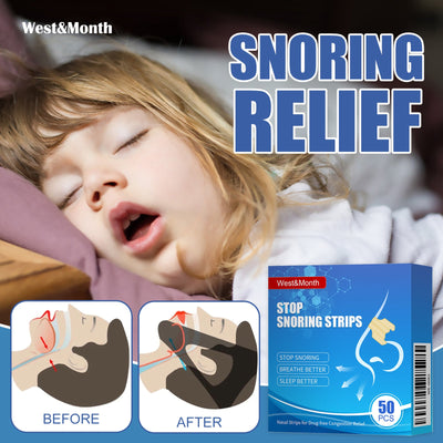 Stop Snoring Strips, Anti-snoring Dredging Respiratory Tract Anti-snoring Stop Patch Care - Korvel