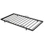 Twin Size Metal House Shape Platform Bed with Trundle - Black