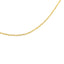 Solid 10K Yellow Gold 0.5mm Slim Rope Chain Necklace - 18"