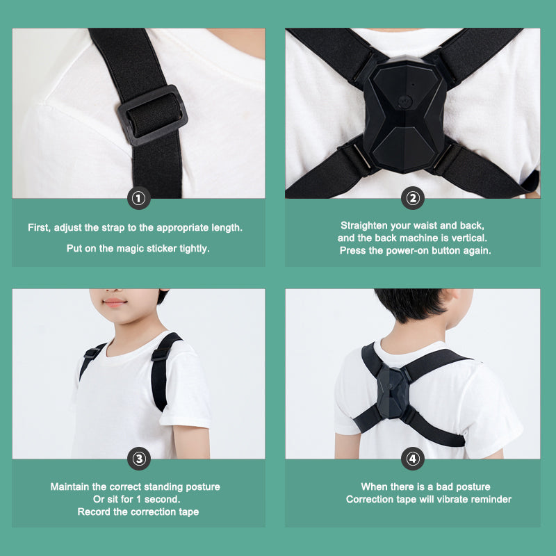Cinturón Inteligente de Corrección por Vibración para Soporte Postural
