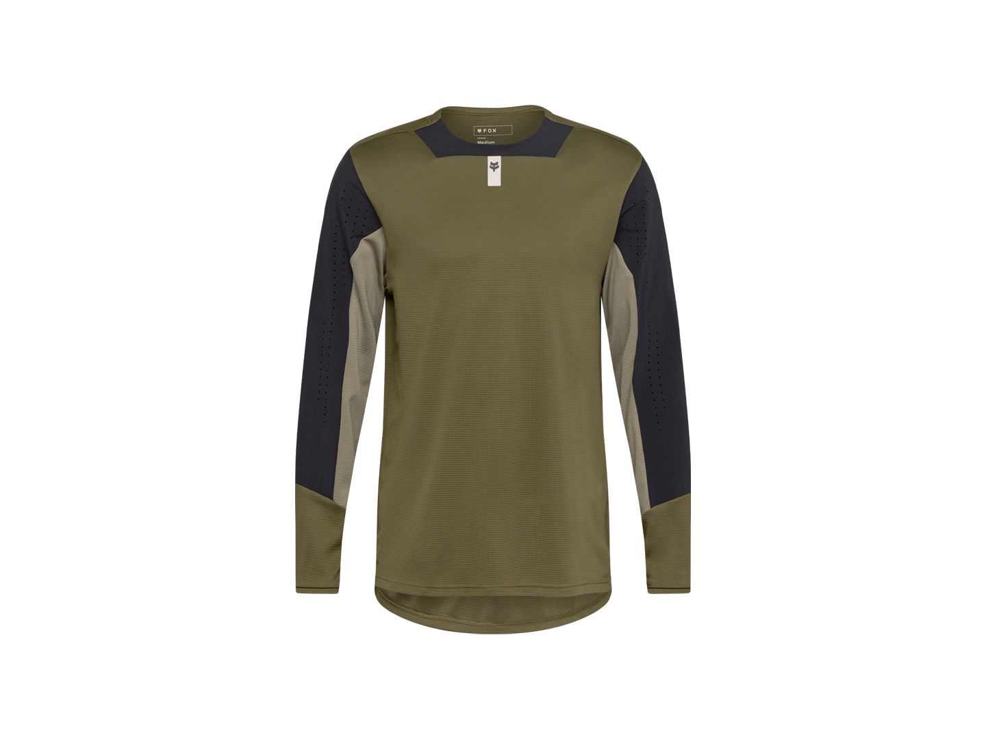 Jersey de Manga Larga Fox Racing 25 Defend - Verde Oliva, X-Large