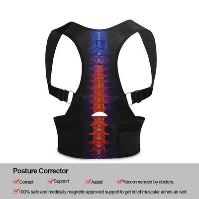 Magnetic Adult Correction Belt Body Shaping Fixed Belt Posture Corrector Korean Hunchback Correction Belt - Korvel