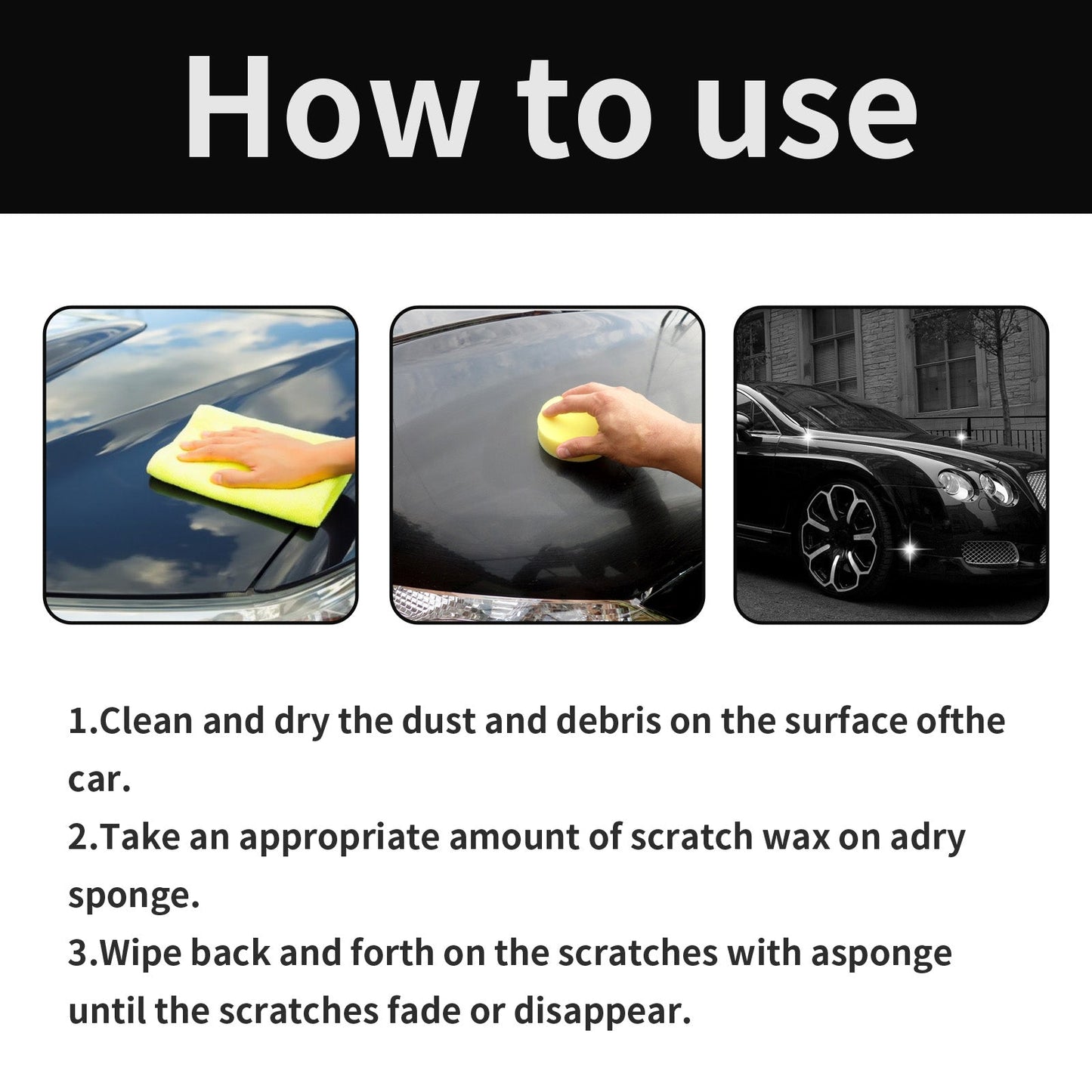 Car Scratch Removal Wax, Automotive Finish Coating Polishing Retreading Scratches Repair - Korvel