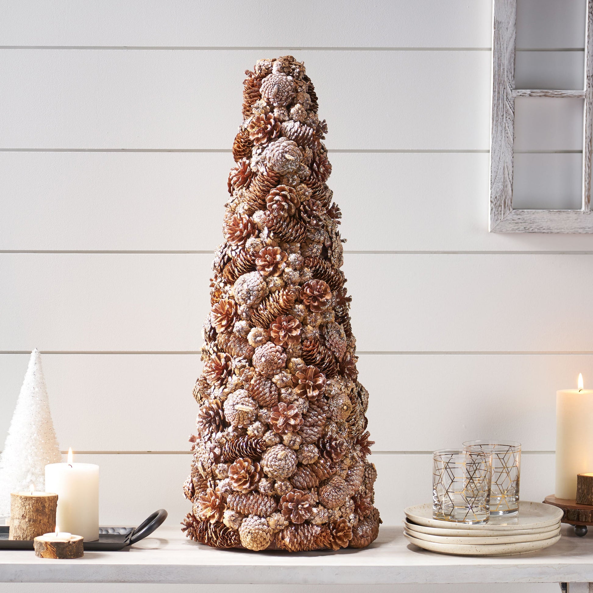 PINE CONE TABLE TOP TREE - Korvel