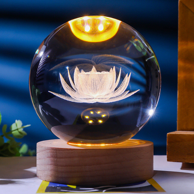 Starry Sky 3D Micro Landscape Crystal Ball Ornament