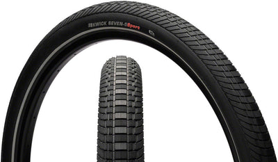 Kenda Kwick Seven.5 Tire - 27.5 x 2.4 Clincher Wire Black/Reflective