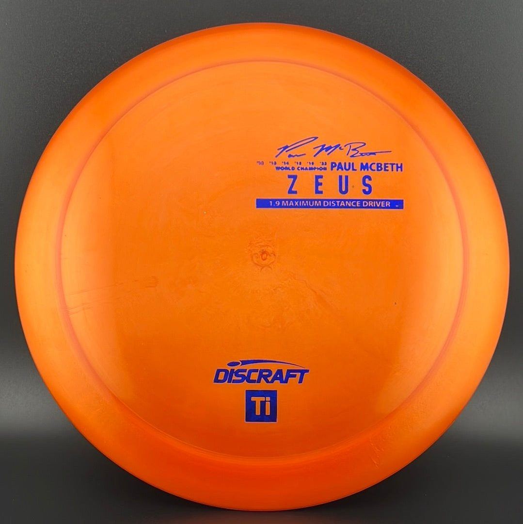 Titanium Zeus - Première édition - Disque en édition limitée de Paul McBeth