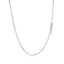 10k White Gold Cable Chain Necklace - 1.1mm