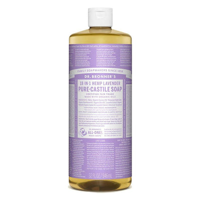 Dr. Bronner's Organic Lavender Liquid Soap - 32 fl oz