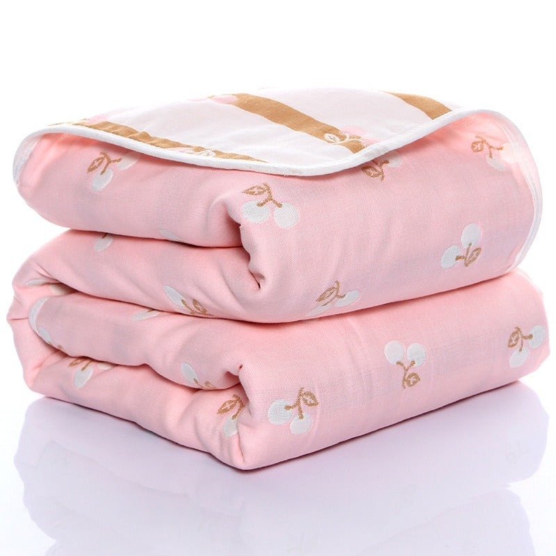 Manta de Recepción de Gasa de Seis Capas Premium para Bebés