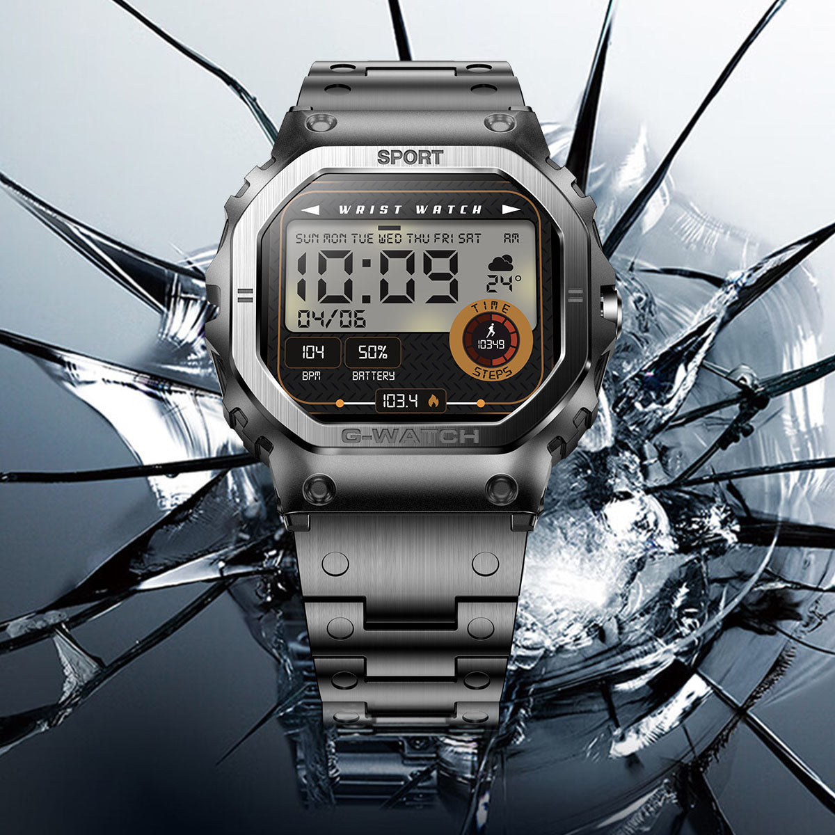 I108 Smartwatch with High-Definition Display and Bluetooth Connectivity