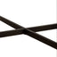 Modern Thread Design Round Coffee Table MDF Table Top with Cross Legs Metal Base(Set of 2 pcs ) - Korvel