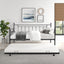 Retro Black Metal Double Bed with Flexible Ear Shaft