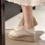 Fisherman's shoes woven grass slope heel women's shoes waterproof front strap high-heeled slope heel fisherman's casual shoes ﻿ - Korvel